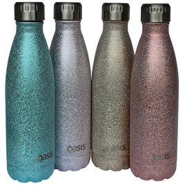 Oasis Insulated Stainless Steel Drink Bottle 500ml - Shimmer Range