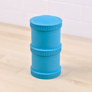 Re-Play Made in The USA 3pk No Spill Sippy Cups for Baby, Toddler, and Child Feeding - Aqua, Sky Blue, Yellow (Surf)