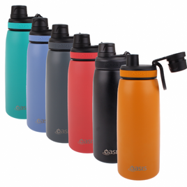 Oasis Stainless Steel Double Wall Insulated Sport Bottle with Screw Cap 780ml